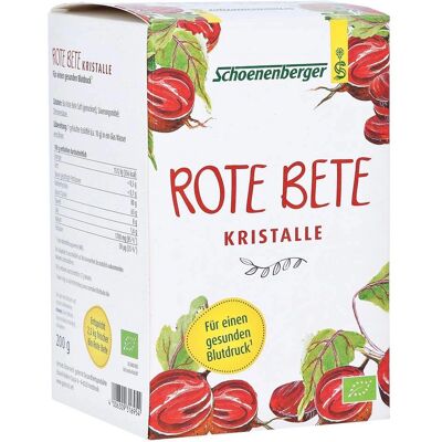 Schoenenberger Bio Rote Bete Kristalle - 200 g Pulver Schoenenberger Bio Rote Bete Kristalle - 200 g Pulver