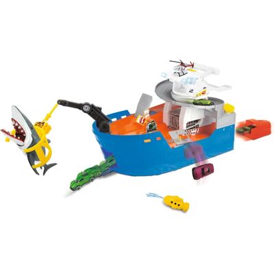 Barca giocattolo Shark Attack di Dickie Toys - Per bambini 3+. Barca giocattolo Shark Attack di Dickie Toys - Per bambini 3+.