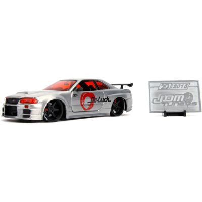 Jada Toys Nissan Skyline GTR R34 Model w skali - Samochód Jada Toys Nissan Skyline GTR R34 Model w skali - Samochód