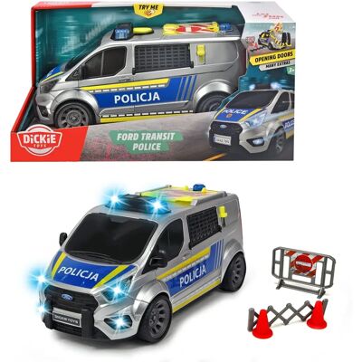 Dickie Ford Transit Polizeiauto - 28cm Spielzeug Dickie Ford Transit Polizeiauto - 28cm Spielzeug