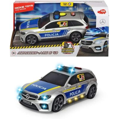 Leksaksbil Mercedes-AMG E43 - Polis - 30cm Leksaksbil Mercedes-AMG E43 - Polis - 30cm