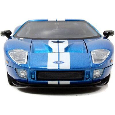 Jada Toys Modèle taille réduite Ford GT 2005 - Portes ouvrantes - Publicité Jada Toys Modèle taille réduite Ford GT 2005 - Portes ouvrantes - Publicité