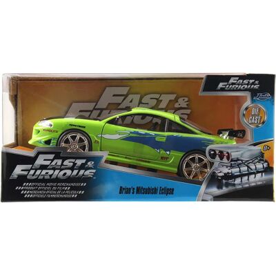 Jada Fast & Furious Brianin Mitsubishi Eclipse 1995 1:24 Jada Fast & Furious Brianin Mitsubishi Eclipse 1995 1:24