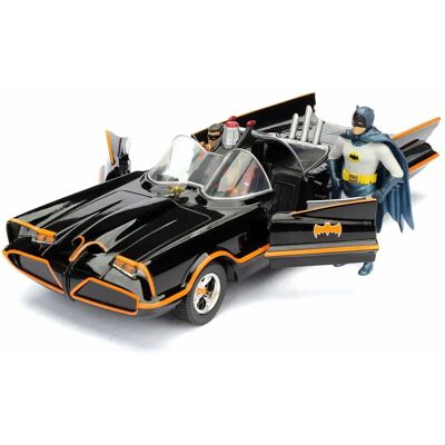 Jada Toys Batman Batmobil Classic - Modell 1966 - 1:32 Maßstab Spielzeugauto Jada Toys Batman Batmobil Classic - Modell 1966 - 1:32 Maßstab Spielzeugauto