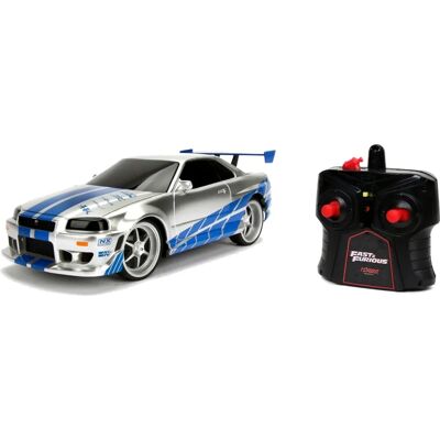 Jada Hollywood R. RC Fast & Furious Nissan Skyline GTR 1:16 Jada Hollywood R. RC Fast & Furious Nissan Skyline GTR 1:16