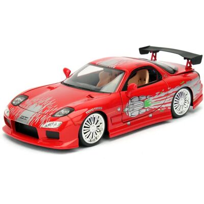Jada Toys Mazda RX-7 1993 - Szybcy i Wściekli - Skala 1:24 - Zabawka samochód Jada Toys Mazda RX-7 1993 - Szybcy i Wściekli - Skala 1:24 - Zabawka samochód