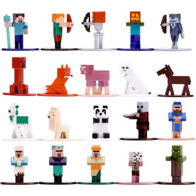 Jada - 253265001 Mine Craft 20 DIE-CAST Figure Pack Wave 7 - Multicolor - Die-cast Figures Jada - 253265001 Mine Craft 20 DIE-CAST Figure Pack Wave 7 - Multicolor - Die-cast Figures