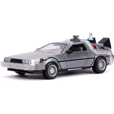 Jada Toys DeLorean Aikakone - Metallimalli 1:24 Jada Toys DeLorean Aikakone - Metallimalli 1:24