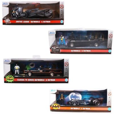 Jada Toys Batman Batmobile - Scala 1:32 Auto in Metallo con Figura Jada Toys Batman Batmobile - Scala 1:32 Auto in Metallo con Figura