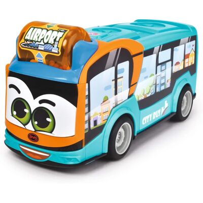 Simba City Bus 22cm - Freewheel, Rotatable Sign, Openable Driver Door - City Bus Simba City Bus 22cm - Freewheel, Rotatable Sign, Openable Driver Door - City Bus