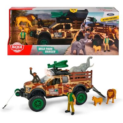 Dickie Toys Vadvadvizi Őrpark Szett - Játékautó Fénnyel és Hanggal Dickie Toys Vadvadvizi Őrpark Szett - Játékautó Fénnyel és Hanggal