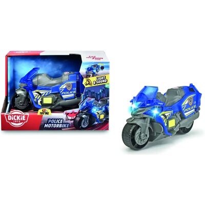 Dickie Toys Polismotorcykel - Ljus & Ljud - 15cm - Leksaksfordon Dickie Toys Polismotorcykel - Ljus & Ljud - 15cm - Leksaksfordon