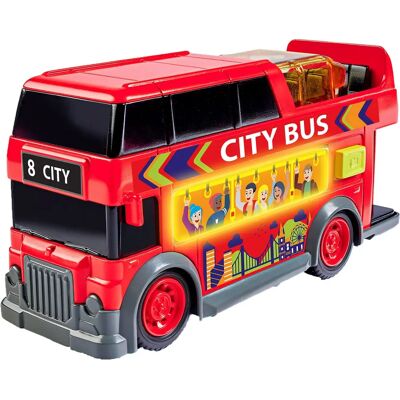 Autobus urbano da collezione Dickie Toys - 15cm con luci e suoni per 3+ anni Autobus urbano da collezione Dickie Toys - 15cm con luci e suoni per 3+ anni