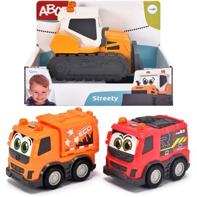 ABC Toys ABC Streety Vehículo de Trabajo - Coche empujón para bebé 15cm ABC Toys ABC Streety Vehículo de Trabajo - Coche empujón para bebé 15cm