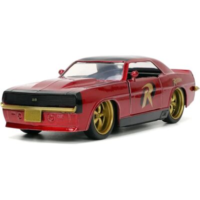 Jada Hollywood Rides DC Robin 1969 Chevy Camaro z figurką (253253011) Jada Hollywood Rides DC Robin 1969 Chevy Camaro z figurką (253253011)