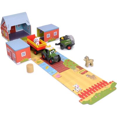 Conjunto Fazenda Fendt da Dickie Toys com Trator, Animais e Casa Conjunto Fazenda Fendt da Dickie Toys com Trator, Animais e Casa