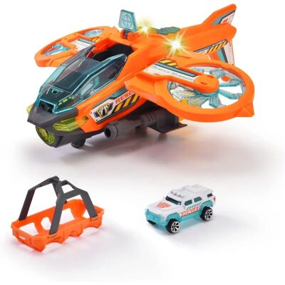 Dickie Toys Rescue Hybrids Sky Patroller - Räddningsfordon Set Dickie Toys Rescue Hybrids Sky Patroller - Räddningsfordon Set