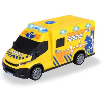 Dickie Iveco Daily Ambulance - Światła i dźwięki - Ambulans Dickie Iveco Daily Ambulance - Światła i dźwięki - Ambulans