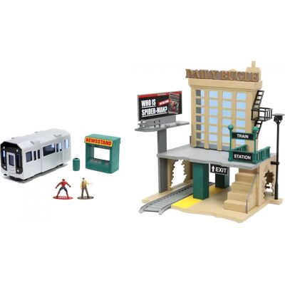 Jada Toys Marvel Spider-Man NYC Deluxe Nano Szene - Spielset Jada Toys Marvel Spider-Man NYC Deluxe Nano Szene - Spielset