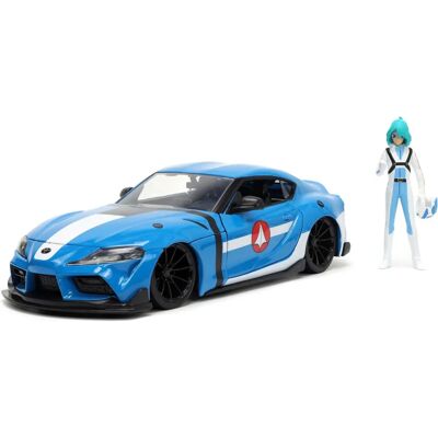 Jada Toys Toyota Supra Max Sterling - Coche 1:24 Jada Toys Toyota Supra Max Sterling - Coche 1:24