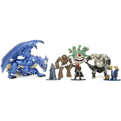 Jada Toys D&D Nano Metalfigs Pack - Metall Miniaturen - 7 Stück Jada Toys D&D Nano Metalfigs Pack - Metall Miniaturen - 7 Stück