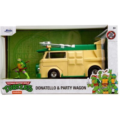 Jada Toys TMNT Donatello ja Party Wagon - 1:24 - Toimintahahmo Jada Toys TMNT Donatello ja Party Wagon - 1:24 - Toimintahahmo