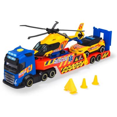 Dickie Toys Räddningsset - Lastbil, Helikopter, Bil Dickie Toys Räddningsset - Lastbil, Helikopter, Bil