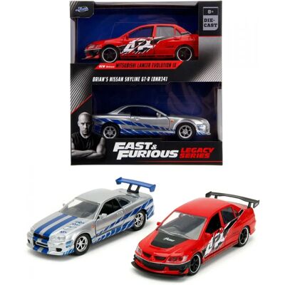 Jada Toys Brian Nissan Skyline GT R - Modelo de coche Jada Toys Brian Nissan Skyline GT R - Modelo de coche