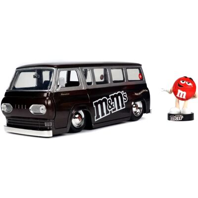 Jada Toys Van Ford Econoline 1965 Rouge - Modèle 1:24 Jada Toys Van Ford Econoline 1965 Rouge - Modèle 1:24