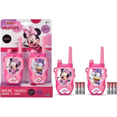 Jada Minnie Walkie Talkie - Gyerekeknek 2 Részes Szett, Rózsaszín, 100m Hatótáv - Játék Jada Minnie Walkie Talkie - Gyerekeknek 2 Részes Szett, Rózsaszín, 100m Hatótáv - Játék