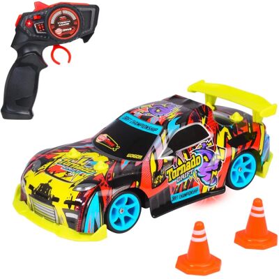 Dickie Toys Tornado Drift 1:24 RC Bil - Begynnermodell, 4WD Dickie Toys Tornado Drift 1:24 RC Bil - Begynnermodell, 4WD