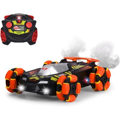 Dickie Toys - RC Auto Area Drifter - fekete/narancs - 25cm - Távirányítós autó gyerekeknek Dickie Toys - RC Auto Area Drifter - fekete/narancs - 25cm - Távirányítós autó gyerekeknek