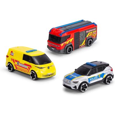 Dickie Toys Fire & Ambulance Emergency Vehicles Set - 1:36 - 15.5cm Dickie Toys Fire & Ambulance Emergency Vehicles Set - 1:36 - 15.5cm