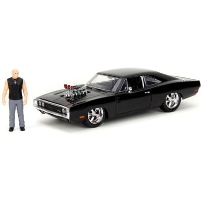 Jada Dodge Charger 1970 - Kolekcjonerski samochód Fast & Furious z figurką Toretto Jada Dodge Charger 1970 - Kolekcjonerski samochód Fast & Furious z figurką Toretto