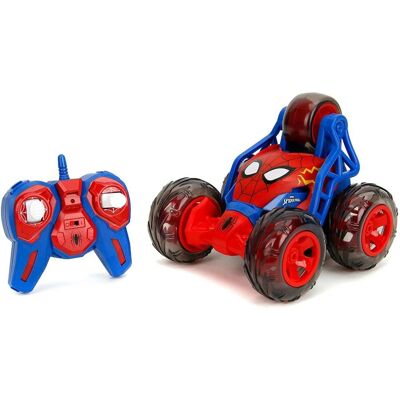 Dickie Toys RC Spider-Man Stunt - 20 cm, 2,4 GHz, 5 Kerék, Egyszerű Irányítás Dickie Toys RC Spider-Man Stunt - 20 cm, 2,4 GHz, 5 Kerék, Egyszerű Irányítás