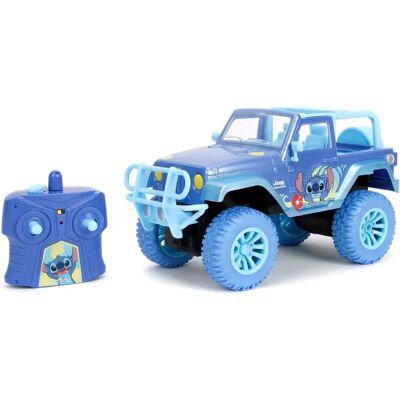 Jada Toys Stitch RC Jeep 1:16 - Kaukosäädettävä leluauto Jada Toys Stitch RC Jeep 1:16 - Kaukosäädettävä leluauto