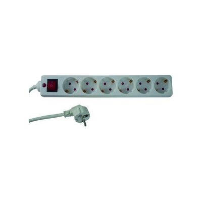 REV 00125101 Verlängerungskabel - 6 Steckdosen, 1.4m, Weiß REV 00125101 Verlängerungskabel - 6 Steckdosen, 1.4m, Weiß