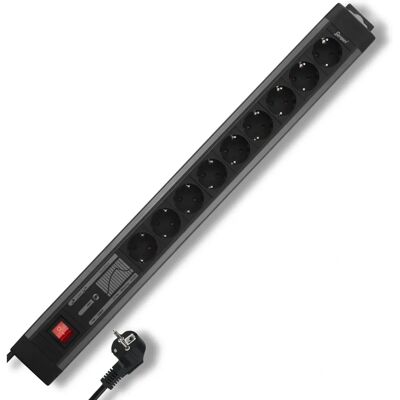 REV Verlengsnoer 9 Stopcontacten Overspanning Protectie REV Verlengsnoer 9 Stopcontacten Overspanning Protectie