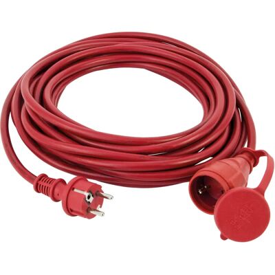 REV 0063169 Verlengkabel - 16A, 10m, Rood, Buiten REV 0063169 Verlengkabel - 16A, 10m, Rood, Buiten