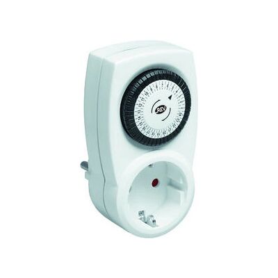 REV Timer - 24h Mechanischer Timer mit Kindersicherung - Weiß REV Timer - 24h Mechanischer Timer mit Kindersicherung - Weiß