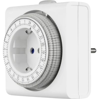 REV Ritter Mechanischer Timer - 24h, 96 Einstellungen, Weiß - Innenbereich REV Ritter Mechanischer Timer - 24h, 96 Einstellungen, Weiß - Innenbereich