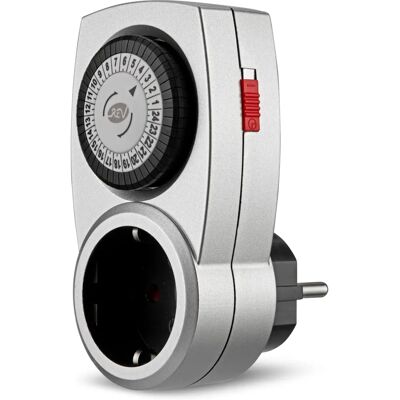 REV Ritter 0025200703 Mechanischer Timer - 48 Intervalle - Silber REV Ritter 0025200703 Mechanischer Timer - 48 Intervalle - Silber