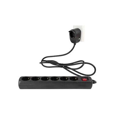 REV Modell 0012692514 Steckdosenleiste - 6 Anschlüsse, 2m Kabel, Schalter, Überlastschutz REV Modell 0012692514 Steckdosenleiste - 6 Anschlüsse, 2m Kabel, Schalter, Überlastschutz