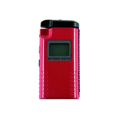 REV 0037329012 Batterietester - Digital, Kompakt, Rot - Batterietyp kompatibel mit NiMH, NiCd, Zink-Kohle REV 0037329012 Batterietester - Digital, Kompakt, Rot - Batterietyp kompatibel mit NiMH, NiCd, Zink-Kohle
