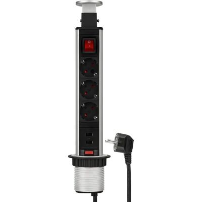 Extensão REV 0012398712 - Com interruptor e USB Extensão REV 0012398712 - Com interruptor e USB