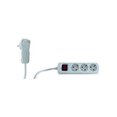 Rev Extensor 3 Tomadas 2m Branco Interruptor Rev Extensor 3 Tomadas 2m Branco Interruptor