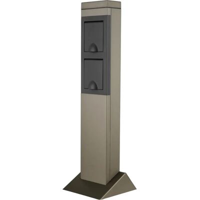 REV SteelCraft Gniazdo zewnętrzne IP44 2-vie REV SteelCraft Gniazdo zewnętrzne IP44 2-vie