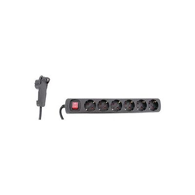 REV 12626514 Verlängerung 2m 6 Steckdosen Innen Schwarz REV 12626514 Verlängerung 2m 6 Steckdosen Innen Schwarz
