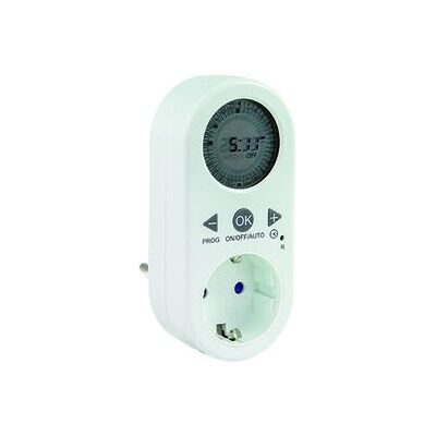 REV 0025030102 Weiße Tageszeitschaltuhr - Elektrischer Timer REV 0025030102 Weiße Tageszeitschaltuhr - Elektrischer Timer