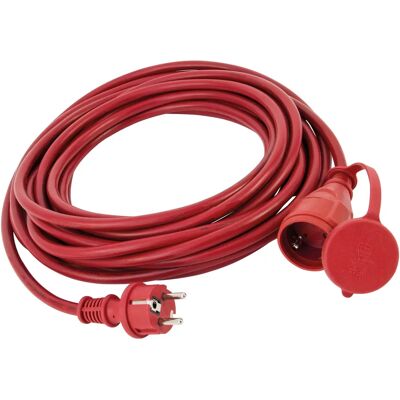 REV 0063269 Câble de rallonge extérieur 25m Rouge - Cordon extension REV 0063269 Câble de rallonge extérieur 25m Rouge - Cordon extension